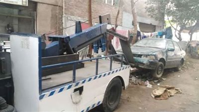 رفع 75 سيارة ودراجة نارية متهالكة بمختلف المحافظات