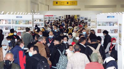 91 ألف زائر فى اليوم الأول لمعرض الكتاب و 44.5 مليون زيارة للمنصة الإلكترونية