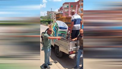 حملة اشغالات مكبرة بنطاق مدينة بلقاس بالدقهلية