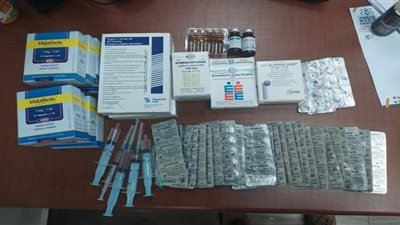 تحرير محاضر وضبط ادوية جدول ببنى سويف