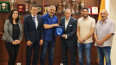 الإسماعيلي يستقبل رئيس نادي القناة