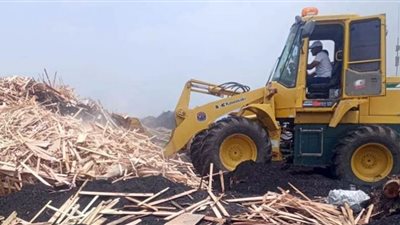 إزالة فورية لـ 31 من مكامير الفحم لعدم تقنين الوضع البيئى ببلقاس بالدقهلية