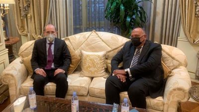 شكري والصفدى يبحثان تعزيز العلاقات الثنائية بين مصر والأردن
