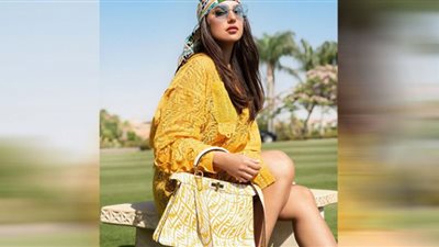 بفستان محدد الخصر.. درة تبرز أنوثتها في أحدث ظهور وزوجها يعلق