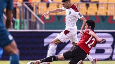 المغرب يتقدم على مصر في الشوط الأول بأمم أفريقيا