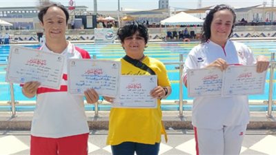 لاعبو الزمالك يواصلون تألقهم في بطولة التميز للسباحة لذوي الهمم.. صور
