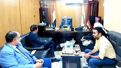 وكيل صحة الغربية يستقبل نقيب أطباء الغربية ووفد من النقابة