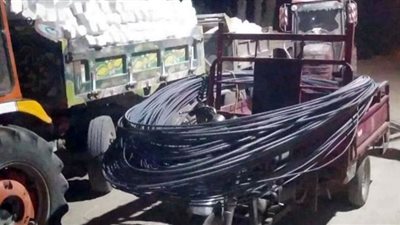 إزالة التعديات ومصادرة معدات ومواد البناء بسنورس في الفيوم