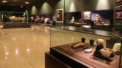 كبش محنط مغطى بقناع مذهب.. اختيار قطعة شهر يونيو بمتحف التحنيط بالأقصر