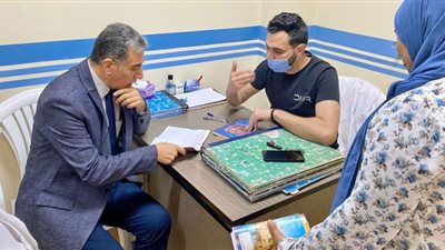 زيارة مدير عام الطب العلاجى لوحدة الفيروسات الكبدية بمستشفى مطروح العام