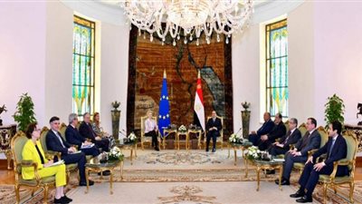 السيسي يؤكد عمق ومتانة العلاقات المتشعبة بين مصر والاتحاد الأوروبي