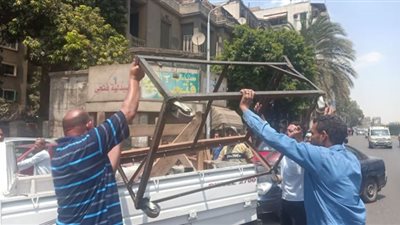 رفع ١٢٠٠ حالة إشغال من أحياء الجيزة والحملات مستمرة