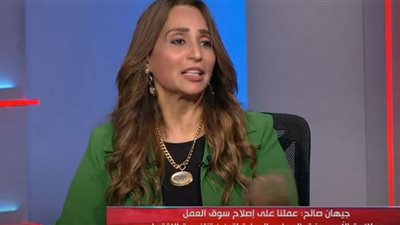 جيهان صالح: الحكومة تسعى لإصلاح سوق العمل وملائمة الأجور وفق المعايير الدولية (فيديو)