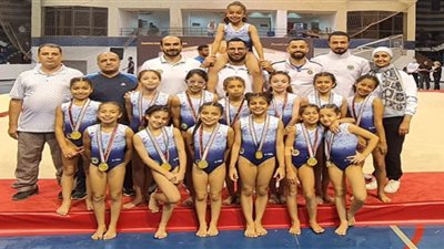 لاعبات الصيد تحرزن 13 مبدالية متنوعة ببطولة الجمهورية للجمباز