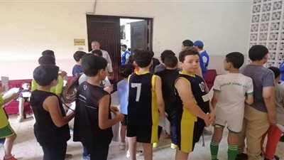 إختبارات ناشئي المشروع القومي للموهبة والبطل الأولمبي لكرة السلة بسوهاج