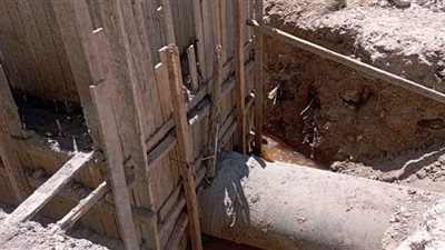 قرب الانتهاء من تنفيذ مشروع الصرف الصحي بغرب دشنا بقنا