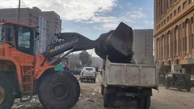 حملة لرفع المخلفات بشبرا الخيمة