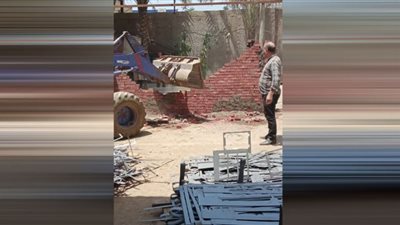 إزالات فورية لحالات تعدى على الأراضي الزراعية بالدقهلية