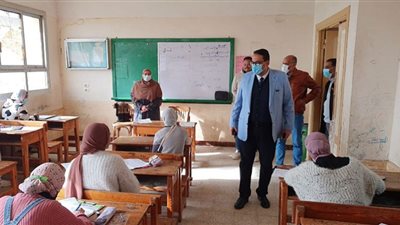 هدوء فى ختام امتحانات النقل والشهادة الإعداديةبالغربية