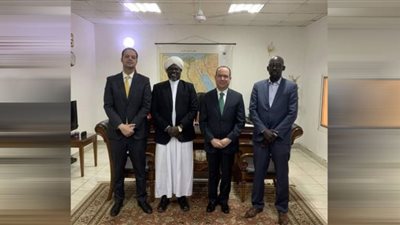 السفير المصري في جوبا يستقبل الأمين العام للمجلس الإسلامي بجنوب السودان