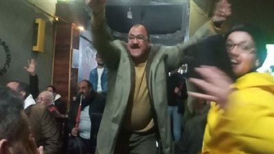 فرحة جماهير بنى سويف بفوزالمنتخب على الكاميرون وصعوده للنهائي