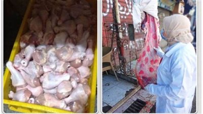بيطري الشرقية يحرر 3 محاضر ويضبط 426 كجم دواجن ولحوم مجمدة مخالفة