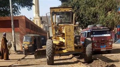 حملات للنظافة ورفع القمامة بشوارع وقرى مركز طما بسوهاج