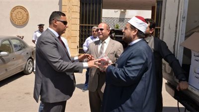 محافظ الدقهلية يشهد إستلام الدفعة التاسعة من لحوم صكوك الطعام