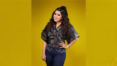 آيتن عامر فى جلسة تصوير ترويجا لـ 