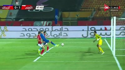 60 دقيقة..فرصة خطيرة لـ بنشرقي أمام الأهلي وسيطرة من الزمالك