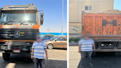 القبض على المتهم بقيادة سيارة نقل برعونة وعكس الاتجاه في مدينة نصر