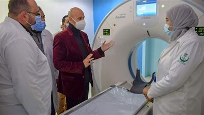 التشغيل التجريبي للأشعة المقطعية الجديدة بههيا