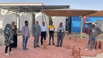 رئيس جامعة الأقصر يتفقد سير أعمال التشطيبات النهائية بالمشروعات الجامعية بمدينة طيبة