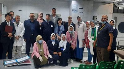 وفد خبراء تحسين الجودة الياباني يتفقد مستشفى التأمين الصحي بالفيوم