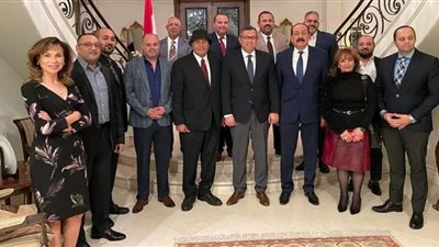 كواليس ضيافة القنصل العام في لوس أنجلوس للاتحاد العام للمصريين في الخارج