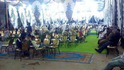 سرادق عزاء لشيخ مجاهدي سيناء بـ 