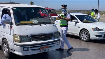 حملات مرورية بشوارع وميادين الجيزة