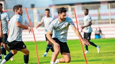 المثلوثي يشارك في التدريبات الجماعية للزمالك
