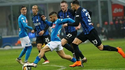 الليلة.. نابولي يصارع إنتر ميلان علي الصدارة في قمة الدورى الإيطالي