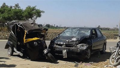 إصابة 3 أشخاص في حادث تصادم بالبدرشين