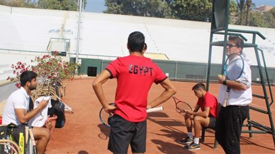 منتخب التنس يستعد لمواجهة قبرص الحاسمة في كأس ديفيز