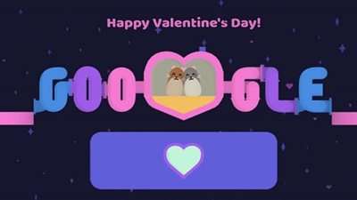 Valentines Day 2022.. جوجل: الحب يقرب العالم