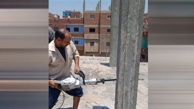إزالة 3 حالات لمتغيرات مكانية ببلبيس