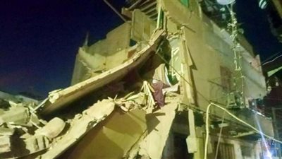 تفاصيل.. انهيار منزل قديم خالٍ من السكان بالشرقية