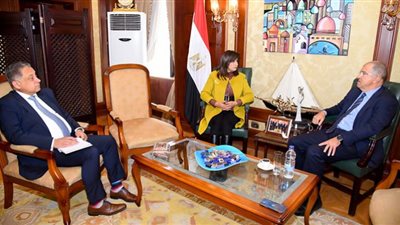 كواليس استقبال وزيرة الهجرة لرئيس اتحاد الصناعات