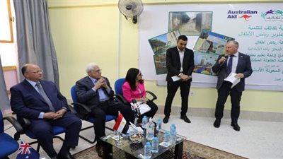 محافظ القاهرة يفتتح مبنى رياض الأطفال بمدرسة المعتز بالله الابتدائية