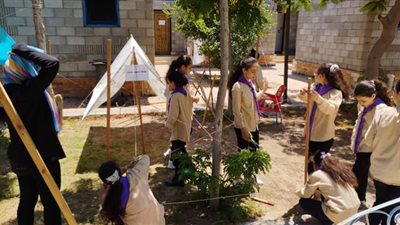 سوهاج تشارك في المخيم الكشفي لتنمية المهارات بأبو قير