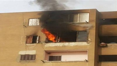مصرع 3 أطفال وإصابة شقيقهم الرابع وأمهم في حريق شقة بالجيزة