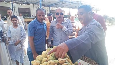 رئيس مدينة القصير بالبحر الأحمر يتفقد سوق الخضار والفاكهة لضبط الأسعار