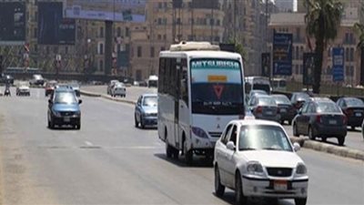 الحالة المرورية بمحافظة الجيزة اليوم
